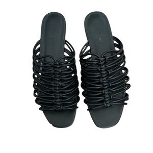 Rebecca Minkoff Black Slide Sandals